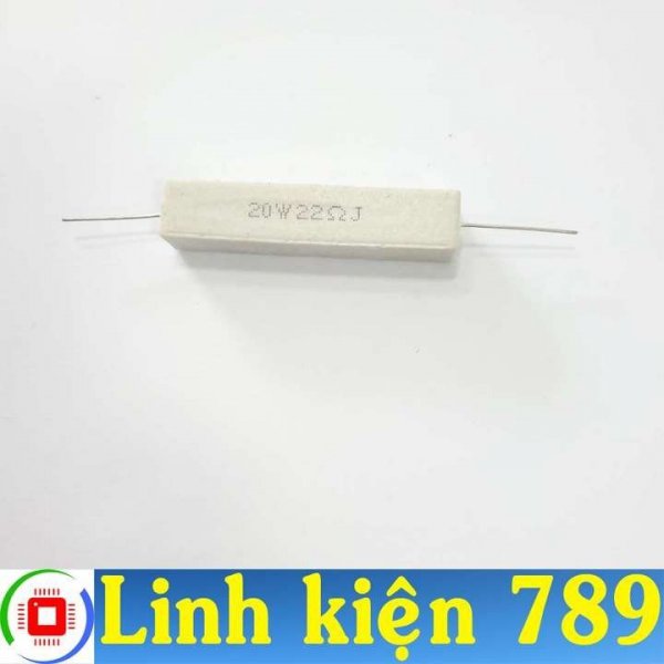 Trở sứ 20W 22Ω